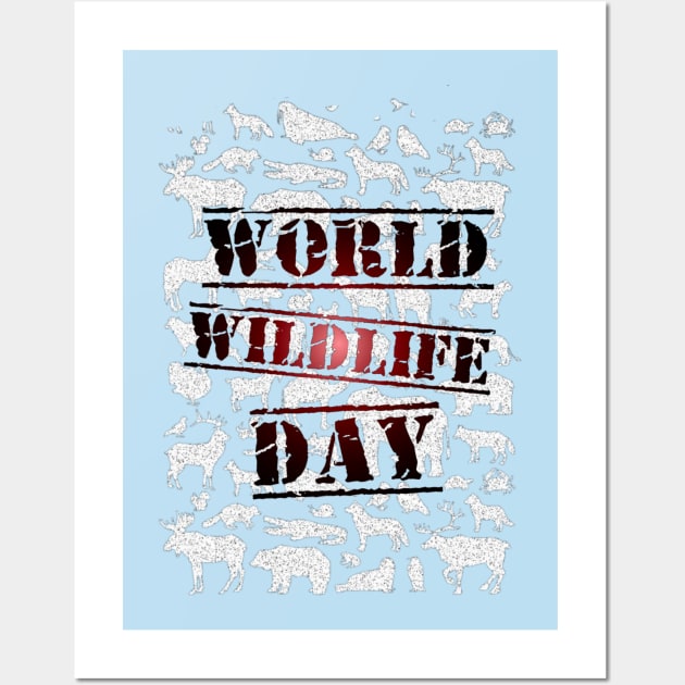 World wildlife day Wall Art by Mic jr